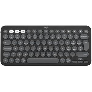 Logitech Pebble Keys 2 K380s toetsenbord RF-draadloos + Bluetooth QWERTY Italiaans Grafiet