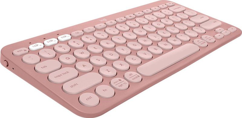 Logitech - Pebble Keys 2 K380s - Draadloos Toetsenbord - Bluetooth - Rose