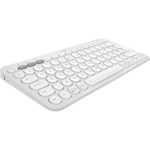 Logitech Pebble Keys 2 K380s - Draadloos Toetsenbord - Bluetooth - Azerty - White