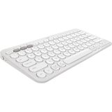 Logitech - Pebble Keys 2 K380s - Draadloos Toetsenbord - Bluetooth - Wit