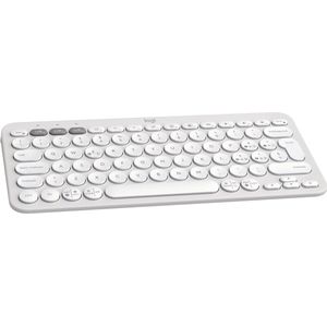 Logitech Pebble Keys 2 K380s toetsenbord RF-draadloos + Bluetooth QWERTY Italiaans Wit