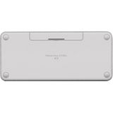 Logitech Pebble Keys 2 K380s toetsenbord Universeel RF draadloos + Bluetooth QWERTZ Duits Wit