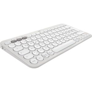 Logitech Pebble Keys 2 K380s toetsenbord Universeel RF draadloos + Bluetooth QWERTZ Duits Wit
