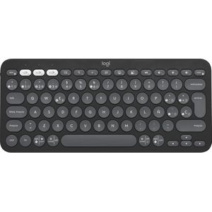 Logitech Pebble Keys 2 K380s toetsenbord RF-draadloos + Bluetooth QWERTY Spaans Grafiet