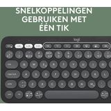 Logitech - Pebble Keys 2 K380s - Draadloos Toetsenbord - Bluetooth - Graphite