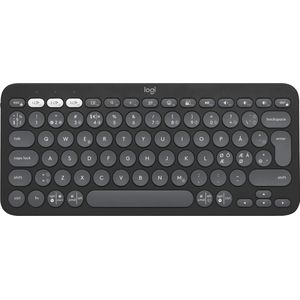 Logitech - Pebble Keys 2 K380s - Draadloos Toetsenbord - Bluetooth - Graphite