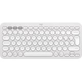 Logitech Pebble Keys 2 K380s toetsenbord RF-draadloos + Bluetooth QWERTY Spaans Wit