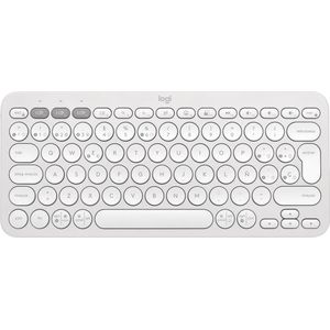 Logitech Pebble Keys 2 K380s toetsenbord RF-draadloos + Bluetooth QWERTY Spaans Wit