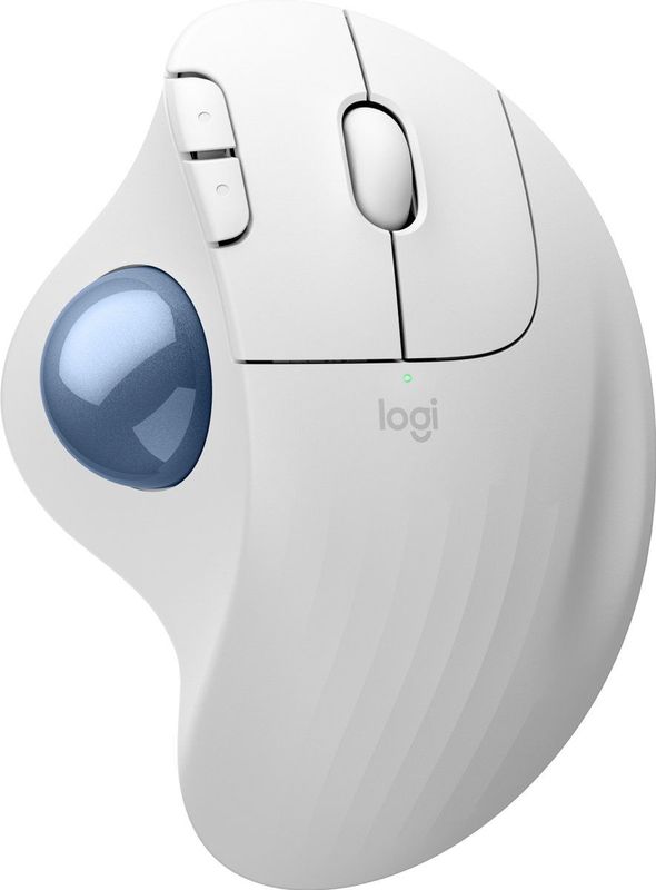 Logitech - Ergo M575S - Draadloze Muis - Ergonomisch - Pale Grey