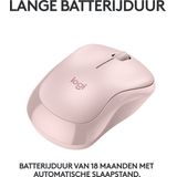 Logitech - M240 Muis - Ambidextrous - Bluetooth - Zwart