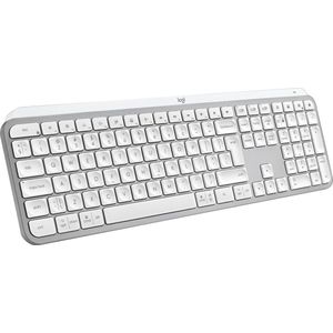 Logitech MX Keys S - Draadloos Toetsenbord - Qwerty US international - Pale Grey