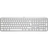 Logitech MX Keys toetsenbord Universeel RF draadloos + Bluetooth QWERTZ Duits Aluminium, Wit