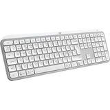 Logitech MX Keys S toetsenbord RF-draadloos + Bluetooth QWERTY Deens, Fins, Noors, Zweeds Aluminium, Wit