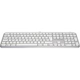 Logitech MX Keys S toetsenbord RF-draadloos + Bluetooth QWERTY Deens, Fins, Noors, Zweeds Aluminium, Wit