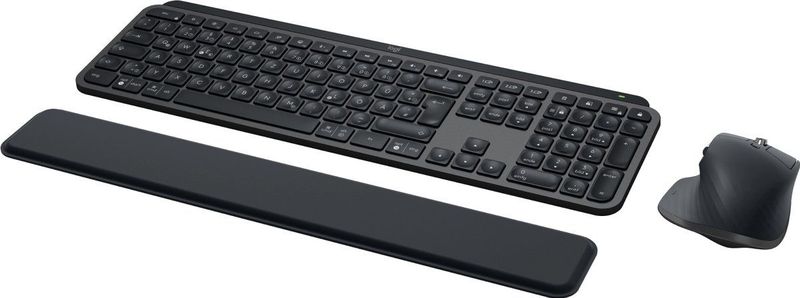 Logitech MX Keys Combo toetsenbord Inclusief muis Kantoor RF draadloos + Bluetooth QWERTZ Duits Grafiet