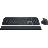 Logitech MX Keys S Combo - Draadloos Toetsenbord en Muis met Polssteun - Azerty FR - Graphite