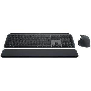 Logitech MX Keys S Combo toetsenbord Inclusief muis RF-draadloos + Bluetooth QWERTY Italiaans Grafiet