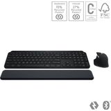 Logitech - MX Keys S - Draadloos Toetsenbord en Muis - Engels - Zwart - Premium Materialen