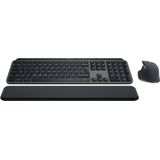 Logitech MX Keys S Combo - Draadloos Toetsenbord en Muis met Polssteun - Qwerty US international - Graphite