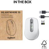 Logitech MX Anywhere 3S for Business muis Rechtshandig RF-draadloos + Bluetooth Laser 8000 DPI