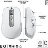 Logitech MX Anywhere 3S for Business muis Rechtshandig RF-draadloos + Bluetooth Laser 8000 DPI
