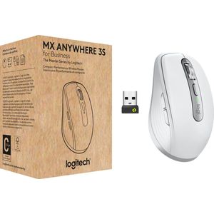 Logitech MX Anywhere 3S for Business muis Rechtshandig RF-draadloos + Bluetooth Laser 8000 DPI