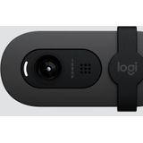 Logitech Brio 105 Business-webcam met Full HD en 1080p, automatische verlichtingscompensatie, USB-A, afdekplaat, eenvoudige installatie, compatibel met Windows, macOS, ChromeOS - grafiet