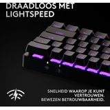 Logitech - Pro X 60 - Draadloos Gamingtoetsenbord - Zwart - Mechanisch
