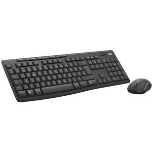 Logitech MK370 Combo for Business, kabelloses Tastatur- und Maus-Set Schwarz
