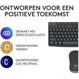 Logitech MK370 Combo for Business toetsenbord Inclusief muis RF-draadloos + Bluetooth QWERTY US International Grafiet