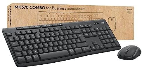 Logitech MK370 Combo for Business toetsenbord Inclusief muis RF-draadloos + Bluetooth QWERTY Spaans Grafiet