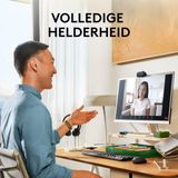 Logitech - Brio 100 - Webcam - Full HD - Zwart - Hoog Dynamisch Bereik