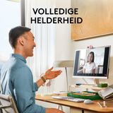 Logitech - Brio 100 - Webcam - Full HD - Zwart - Hoog Dynamisch Bereik