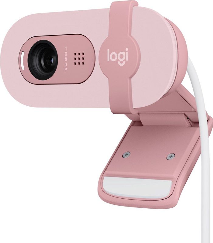 Logitech - Brio 100 - Webcam - Full HD - Zwart - Hoog Dynamisch Bereik