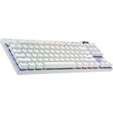 Logitech G PRO X TKL toetsenbord Gamen RF-draadloos + Bluetooth QWERTY US International Wit