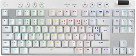 Logitech - G Pro X Tkl Lightspeed - Toetsenbord - Wit - Draadloos