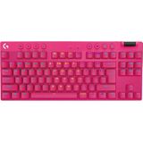 Logitech G PRO X TKL Lightspeed Gaming Toetsenbord Azerty Magenta