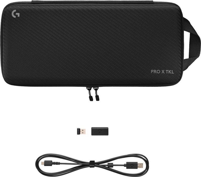 Logitech G PRO X TKL toetsenbord Gamen RF draadloos + Bluetooth QWERTZ Duits Zwart