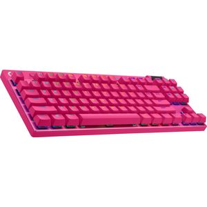 Logitech G PRO X TKL toetsenbord Gamen RF draadloos + Bluetooth QWERTY US International Magenta