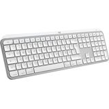 Logitech MX Keys for Mac toetsenbord Kantoor RF draadloos + Bluetooth QWERTZ Duits Aluminium, Wit