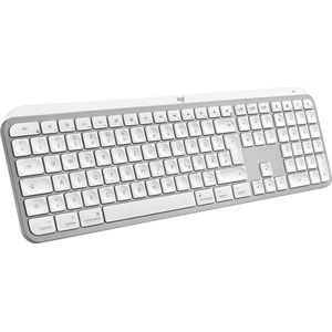 Logitech MX Keys for Mac toetsenbord Kantoor RF draadloos + Bluetooth QWERTZ Duits Aluminium, Wit