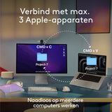 Logitech - MX Keys S - Draadloos Toetsenbord - Engels - Zwart - Materiaal: Hoogwaardige Kunststoffen