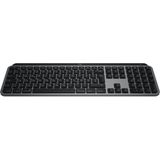Logitech MX Keys for Mac toetsenbord Kantoor RF draadloos + Bluetooth QWERTZ Duits Aluminium, Zwart