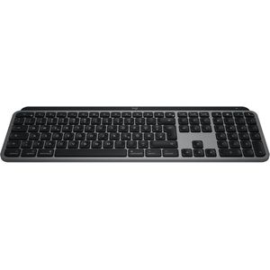Logitech MX Keys for Mac toetsenbord Kantoor RF draadloos + Bluetooth QWERTZ Duits Aluminium, Zwart