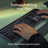 Logitech - MX Keys S - Draadloos Toetsenbord - Engels - Comfortabel Ontwerp