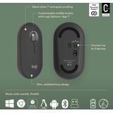 Logitech - Pebble 2 - Draadloos Toetsenbord en Muis - Zwart - Gerecycled Plastic