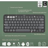 Logitech - Pebble 2 - Draadloos Toetsenbord en Muis - Zwart - Gerecycled Plastic