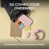 Logitech Pebble 2 Combo - Draadloos Toetsenbord en Muis combinatie - Qwerty US - Rose