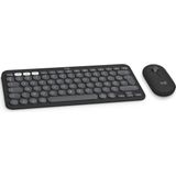 Logitech Pebble 2 Combo voor Mac Draadloos Toetsenbord en Muis combinatie Azerty FR Graphite