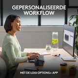 Logitech - Wave Keys - Draadloos Toetsenbord - Ergonomisch - Azerty - Grafiet